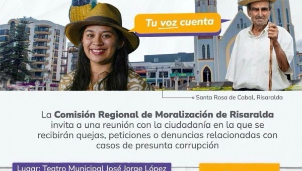 Contraloría de Dosquebradas invita a la ciudadanía a participar en Espacios de Diálogo contra la corrupción