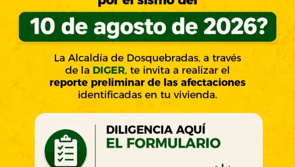 REPORTE DE AFECTACIONES POR TERREMOTO